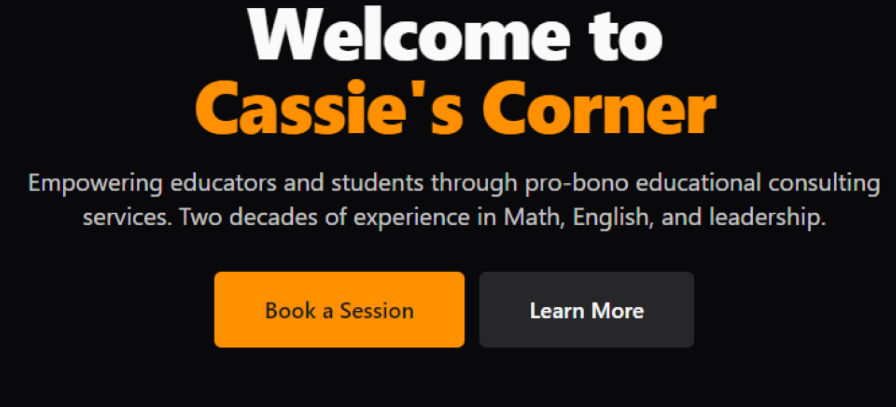Cassie's Corner